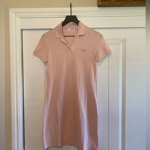 Lacoste pink dress